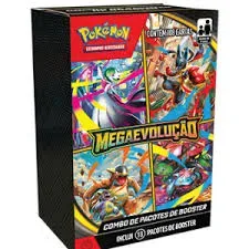 COMBO DE BOOSTER POKEMON ME01 MEGA EVOLUCAO