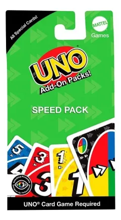 JOGO DE CARTAS UNO PACK DE VELOCIDADE