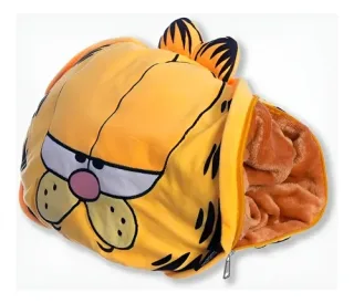 ALMOFADA 2 EM 1 MANTA ZIPER - GARFIELD