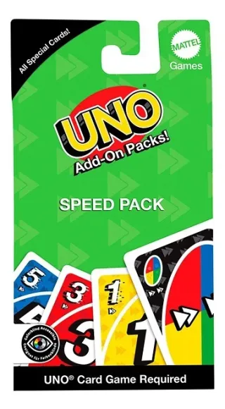 JOGO DE CARTAS UNO PACK DE VELOCIDADE