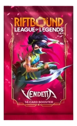 TCG LEAGUE OF LEGENDS RIFTBOUND BOOSTER VENDETTA