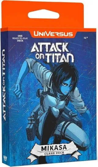 UNIVERSUS TCG ATACK ON TITAN BATTLE FOR HUMANITY DECK MIKASA
