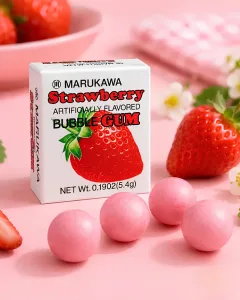 MARUKAWA CHICLETE DE MORANGO