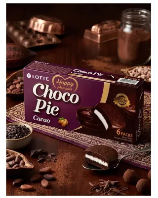 CHOCO PIE LOTTE CACAU