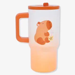 CANECA TUMBLER C/CANUDO 650ML CAPIVARA
