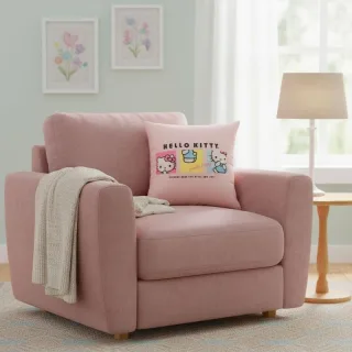 ALMOFADA FIBRA 40X40 HELLO KITTY