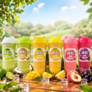 BEBIDA COM BOLINHAS DE SAGU - SABORES DIVERSOS