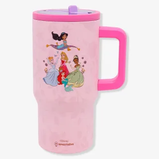 CANECA TUMBLER C/CANUDO 650ML PRINCESAS