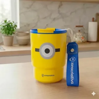 COPO TO GO 400ML MINIONS