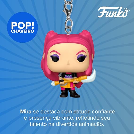 CHAVEIRO FUNKO POP MIRA- DEMON HUNTERS