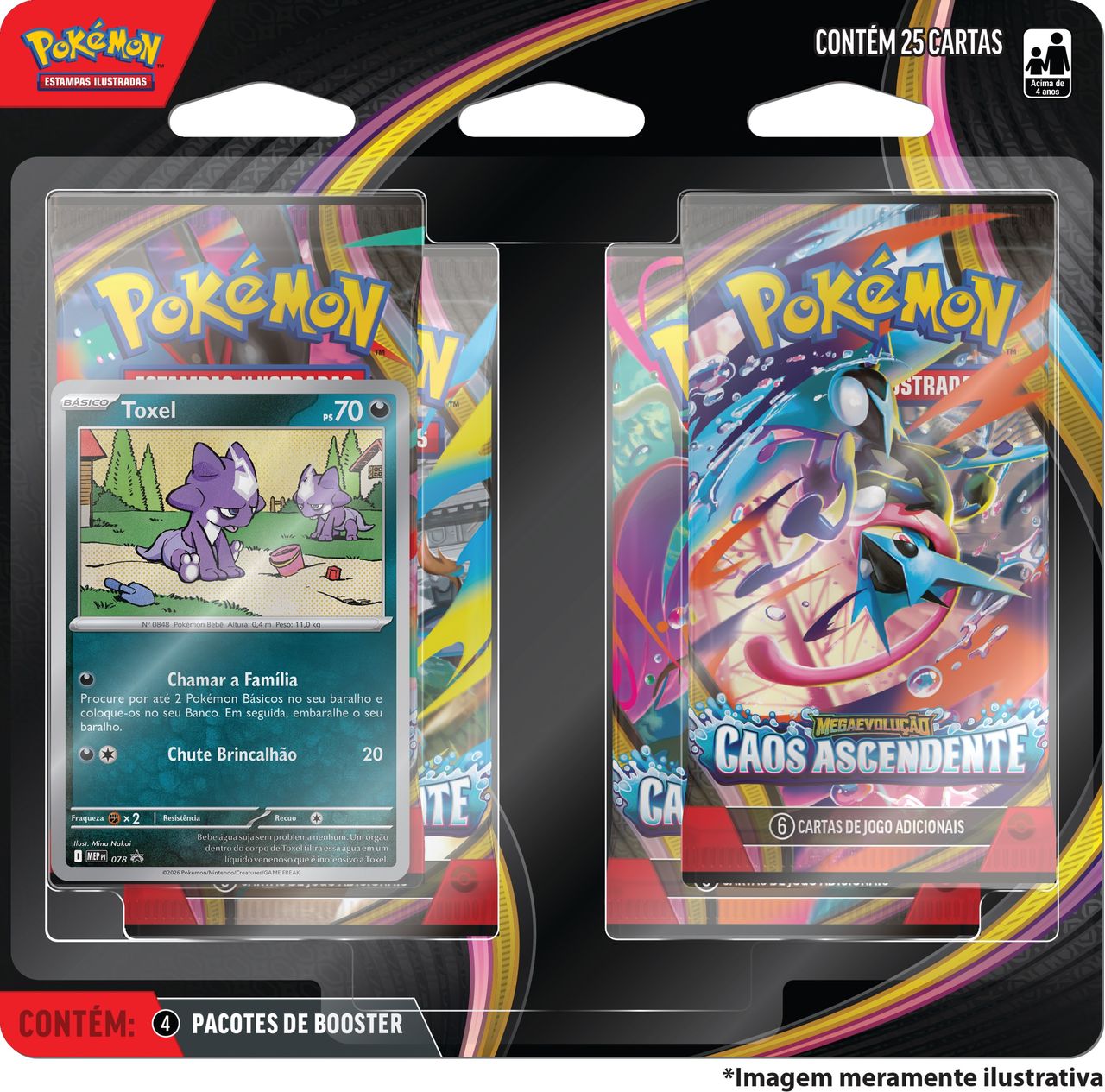 BLISTER QUADRUPLO ME04 CAOS ASCENDENTE