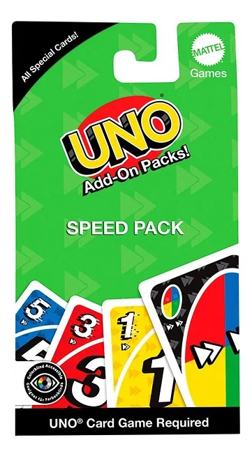 JOGO DE CARTAS UNO PACK DE VELOCIDADE