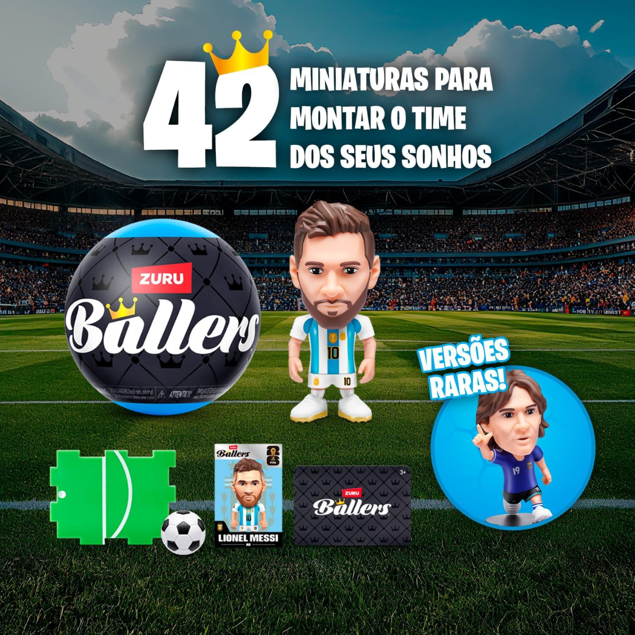BONECO SURPRESA COPA DO MUNDO BALLERS 2026 FIFA